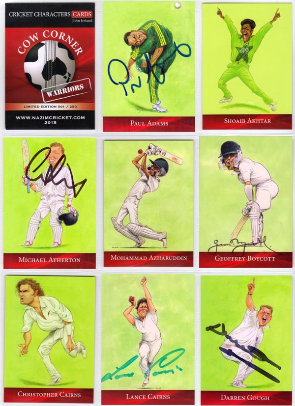 Cow Corner 2015 Cricket Characters Cards John Ireland - Warriors (18)