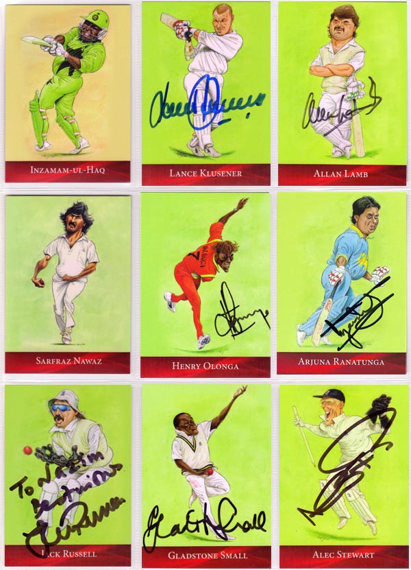 Cow Corner 2015 Cricket Characters Cards John Ireland - Warriors (18)