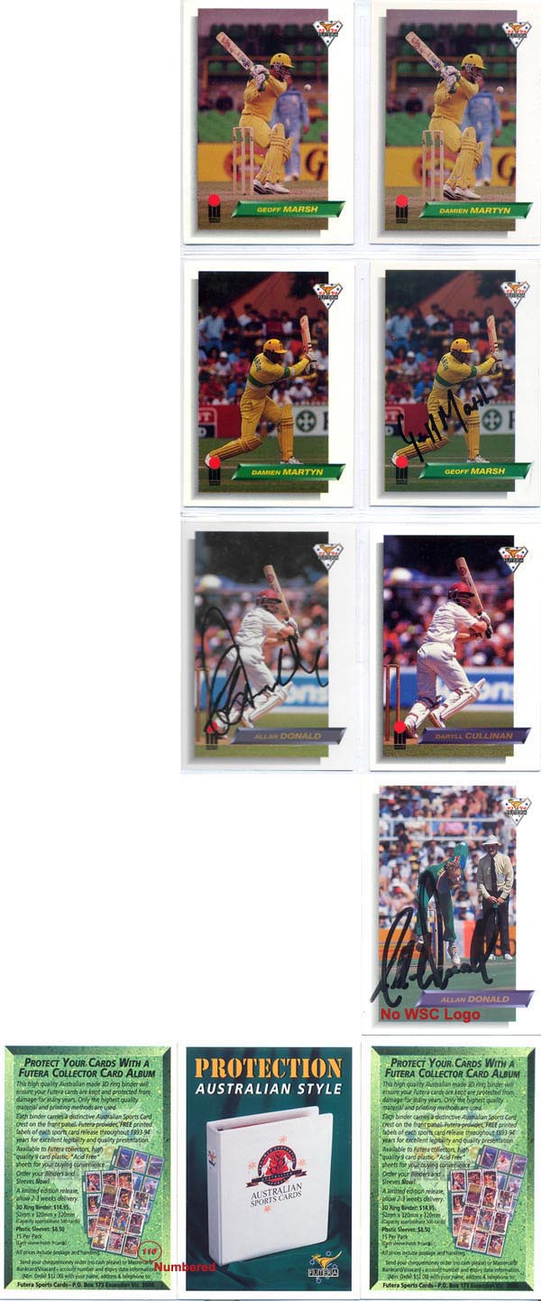 Futera 1993-94 Base (110) + Specials