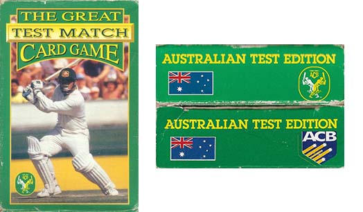 Spears 1993-94 Test Match Card Game