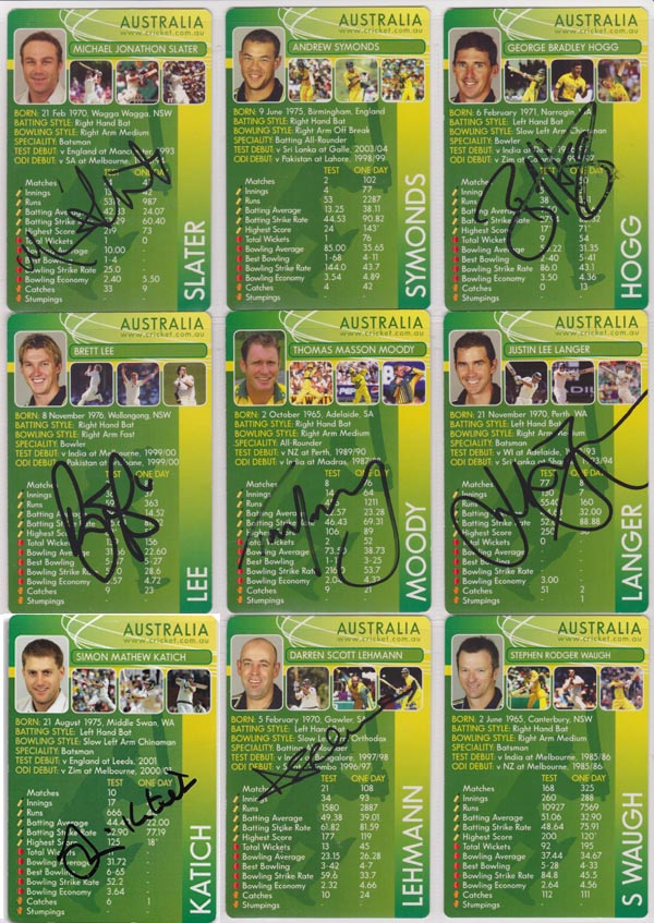 Wickets 2004 Card Game (50)