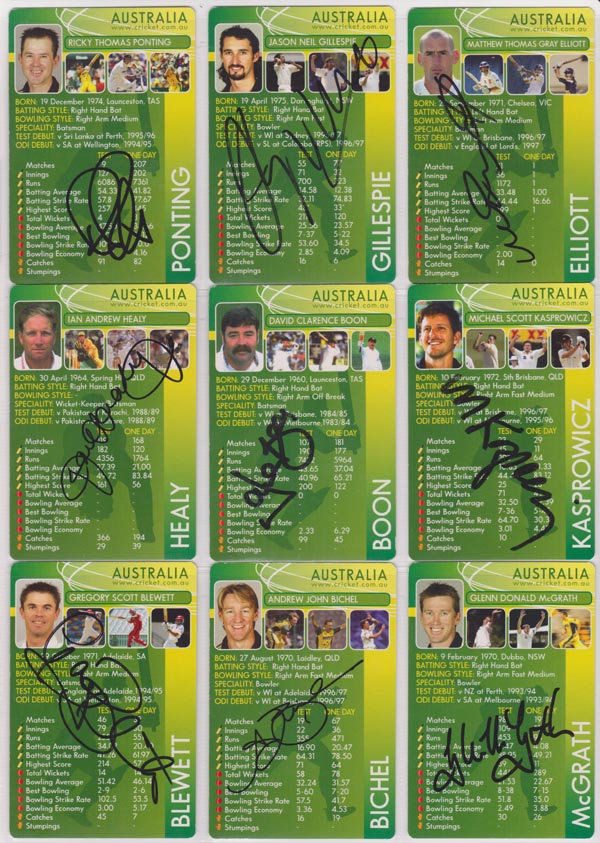 Wickets 2004 Card Game (50)
