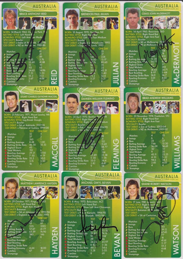 Wickets 2004 Card Game (50)